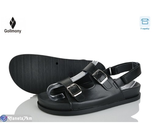 Босоніжки жіночі на літо (8 пар р.36-41) чорний  "Gollmony"