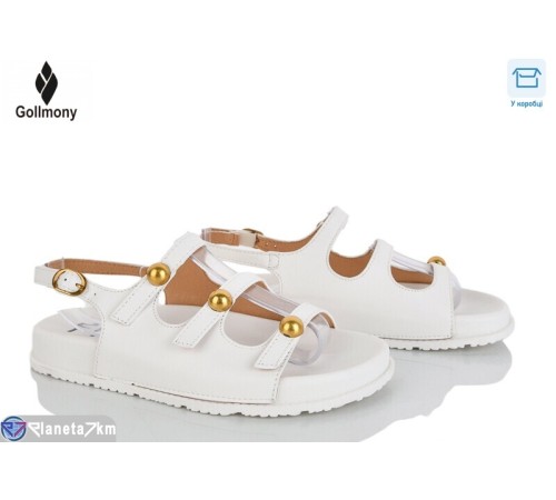 Босоніжки жіночі на літо (8 пар р.36-41) білий  "Gollmony"