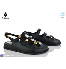 Босоніжки жіночі на літо (8 пар р.36-41) чорний  "Gollmony"