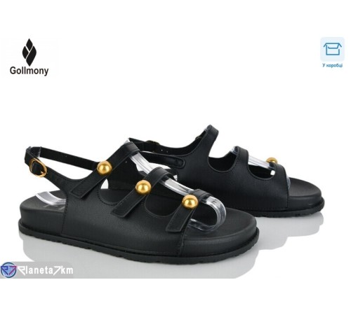 Босоніжки жіночі на літо (8 пар р.36-41) чорний  "Gollmony"