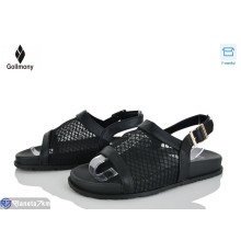 Босоніжки жіночі на літо (8 пар р.36-41) чорний  "Gollmony"