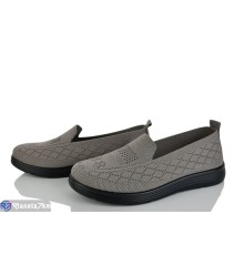 Туфлі жіночі на літо (8 пар р.37-42) сірий  "KULIBABA"