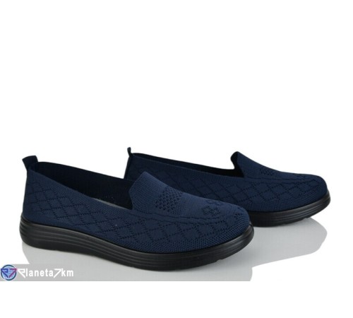 Туфлі жіночі на літо (8 пар р.37-42) синій  "KULIBABA"