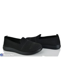 Туфлі жіночі на літо (8 пар р.37-42) чорний  "KULIBABA"