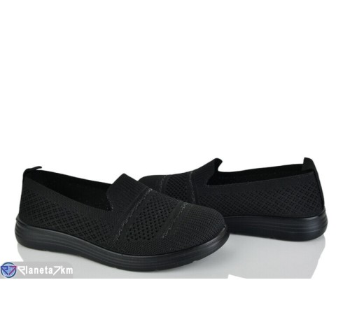 Туфлі жіночі на літо (8 пар р.37-42) чорний  "KULIBABA"