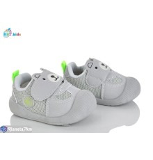 Дитячі кросівки на весну/осінь (12 пар р.18-23) сірий  "BBT"