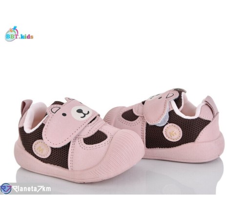 Дитячі кросівки на весну/осінь (12 пар р.18-23) рожевий  "BBT"