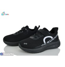 Дитячі кросівки на весну/осінь (8 пар р.32-37) чорний  "BBT"