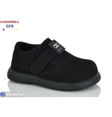 Дитячі туфлі на весну/осінь (8 пар р.22-27) чорний  "GFB-Канарейка"