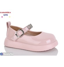 Дитячі туфлі на весну/осінь (8 пар р.22-27) рожевий  "GFB-Канарейка"