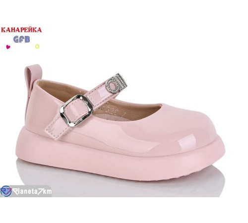 Дитячі туфлі на весну/осінь (8 пар р.22-27) рожевий  "GFB-Канарейка"