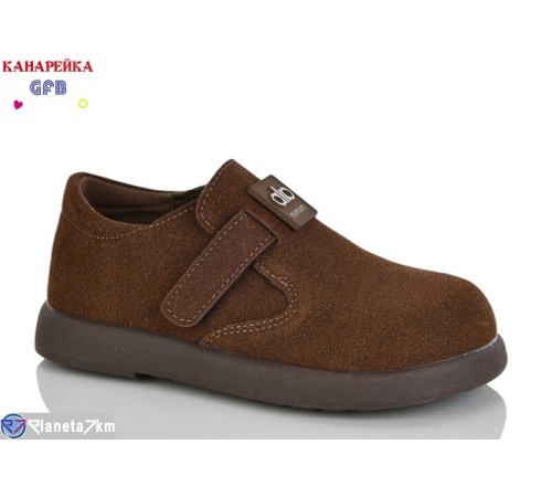 Дитячі туфлі на весну/осінь (8 пар р.28-33) коричневий  "GFB-Канарейка"