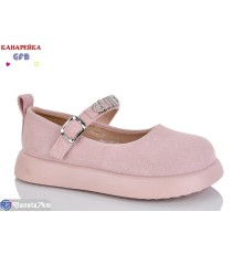 Дитячі туфлі на весну/осінь (8 пар р.28-33) рожевий  "GFB-Канарейка"