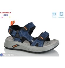 Сандалі дитячі на весну/осінь (8 пар р.27-32) синій  "GFB-Канарейка"