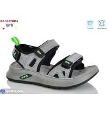 Сандалі дитячі на весну/осінь (8 пар р.27-32) сірий  "GFB-Канарейка"