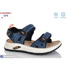 Сандалі дитячі на весну/осінь (8 пар р.27-32) синій  "GFB-Канарейка"