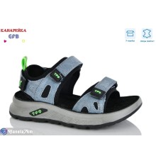 Сандалі дитячі на весну/осінь (8 пар р.27-32) синій  "GFB-Канарейка"