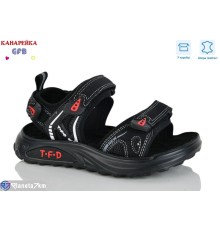 Сандалі дитячі на весну/осінь (8 пар р.27-32) чорний  "GFB-Канарейка"