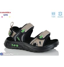 Сандалі дитячі на весну/осінь (8 пар р.27-32) бежевий  "GFB-Канарейка"