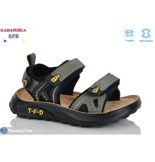 Сандалі дитячі на весну/осінь (8 пар р.27-32) зелений  "GFB-Канарейка"