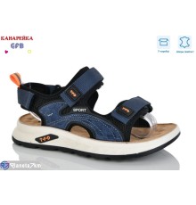 Сандалі дитячі на весну/осінь (8 пар р.32-37) синій  "GFB-Канарейка"