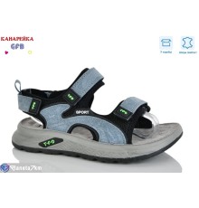 Сандалі дитячі на весну/осінь (8 пар р.32-37) синій  "GFB-Канарейка"