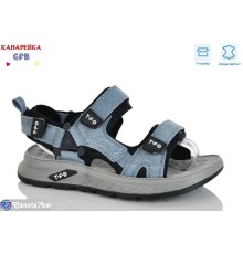 Сандалі дитячі на весну/осінь (8 пар р.32-37) синій  "GFB-Канарейка"