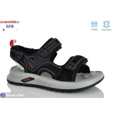 Сандалі дитячі на весну/осінь (8 пар р.32-37) чорний  "GFB-Канарейка"