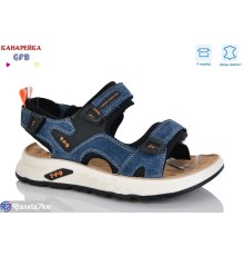 Сандалі дитячі на весну/осінь (8 пар р.32-37) синій  "GFB-Канарейка"
