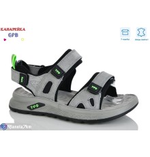 Сандалі дитячі на весну/осінь (8 пар р.32-37) сірий  "GFB-Канарейка"