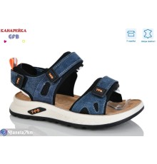 Сандалі дитячі на весну/осінь (8 пар р.32-37) синій  "GFB-Канарейка"