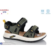 Сандалі дитячі на весну/осінь (8 пар р.32-37) зелений  "GFB-Канарейка"