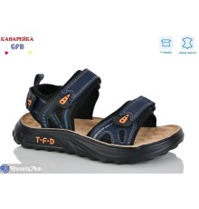 Сандалі дитячі на весну/осінь (8 пар р.32-37) синій  "GFB-Канарейка"