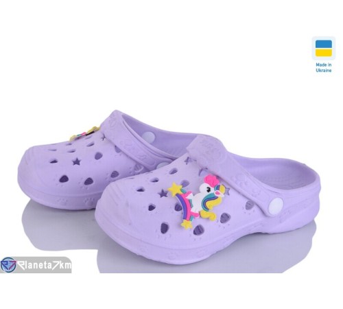 Кроки дитячі на літо (6 пар р.24-33) фіолетовий  "LEO"