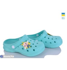 Кроки дитячі на літо (6 пар р.24-33) зелений  "LEO"