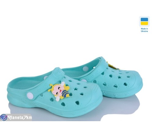 Кроки дитячі на літо (6 пар р.24-33) зелений  "LEO"