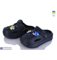 Кроки дитячі на літо (6 пар р.24-35) чорний  "LEO"