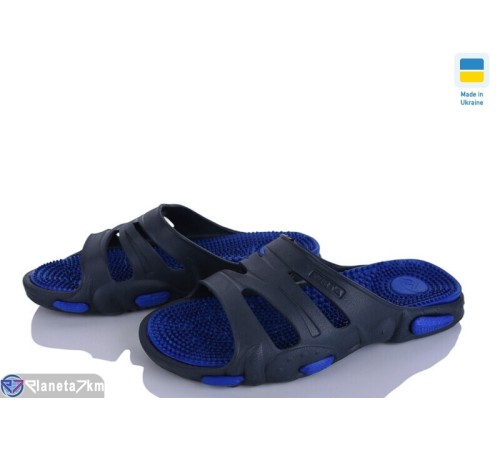 Шлепки чоловічі на літо (6 пар р.41-45) синій  "LEO"