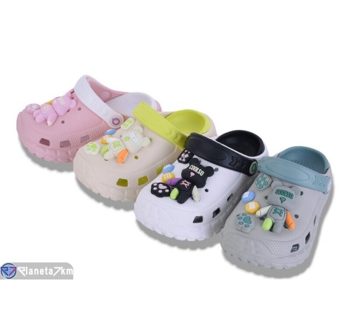 Кроки дитячі на літо (12 пар р.24-29) мікс  "LEVLU"