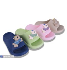 Шлепки дитячі на літо (12 пар р.30-35) мікс  "LEVLU"