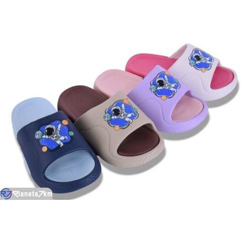 Шлепки дитячі на літо (12 пар р.30-35) мікс  "LEVLU"