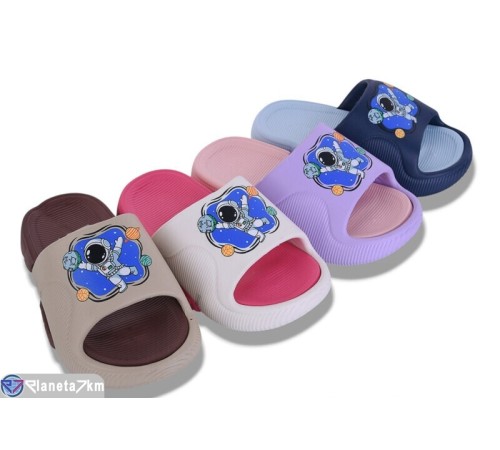 Шлепки дитячі на літо (12 пар р.24-29) мікс  "LEVLU"