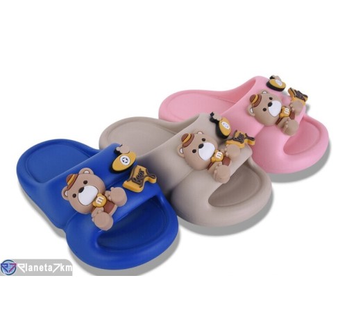 Шлепки дитячі на літо (12 пар р.24-29) мікс  "LEVLU"