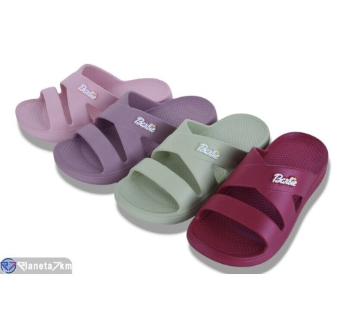 Шлепки жіночі на літо (12 пар р.36-41) мікс  "LEVLU"