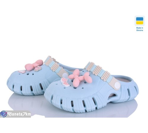 Кроки дитячі на літо (6 пар р.30-35) блакитний  "INPIRE"