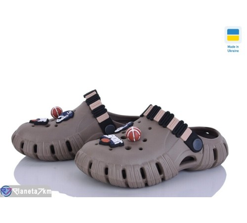 Кроки дитячі на літо (6 пар р.30-35) коричневий  "INPIRE"