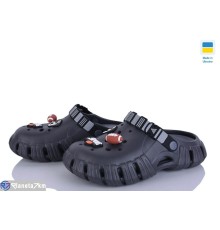 Кроки дитячі на літо (6 пар р.36-41) чорний  "INPIRE"