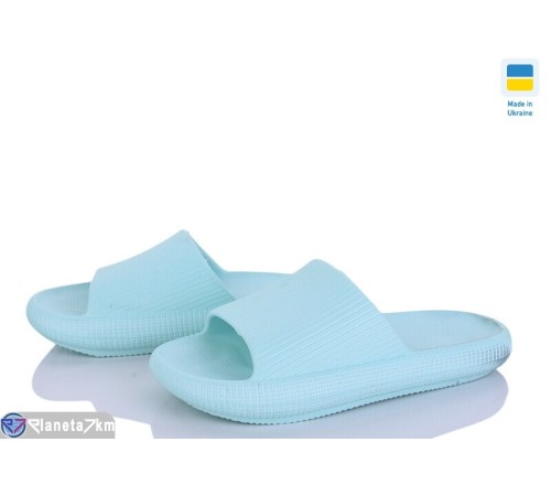Шлепки жіночі на літо (6 пар р.36-41) зелений  "INPIRE"
