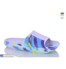 Шлепки жіночі на літо (6 пар р.36-41) фіолетовий  "INPIRE"