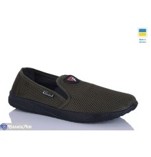 Сліпони чоловічі на літо (10 пар р.41-45) зелений  "INPIRE"